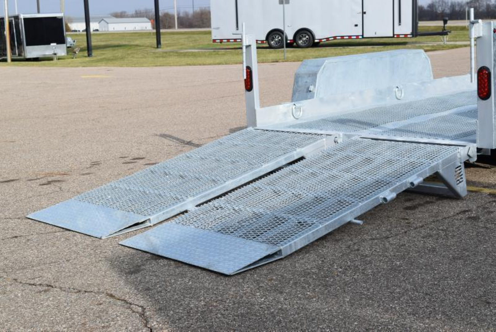 New BND 6x12 SCISSOR LIFT TRAILER w/ 5200LB AXLES **FULLY GALVANIZED**