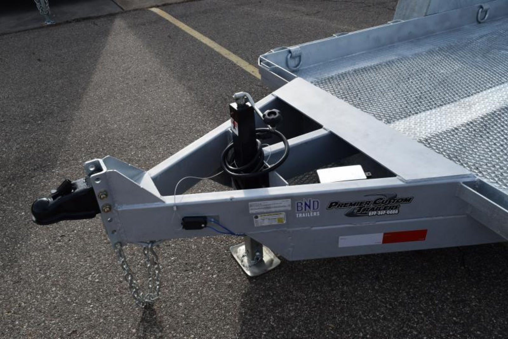 New BND 6x12 SCISSOR LIFT TRAILER w/ 5200LB AXLES **FULLY GALVANIZED**