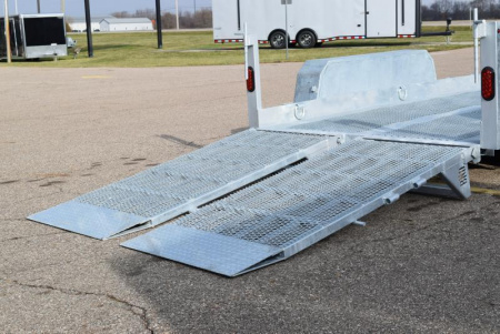 New BND 6x12 SCISSOR LIFT TRAILER w/ 5200LB AXLES **FULLY GALVANIZED**