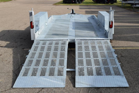 New BND 6x12 SCISSOR LIFT TRAILER w/ 5200LB AXLES **FULLY GALVANIZED**