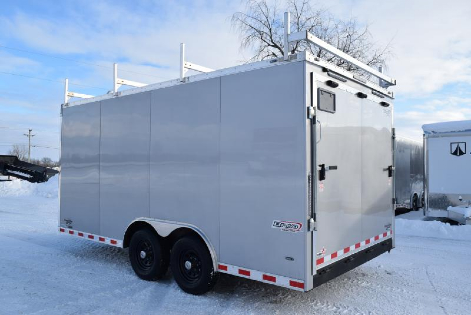 New BRAVO STAR 8.5x16 PRO SERIES CONTRACTOR TRAILER w/ REAR RAMP DOOR