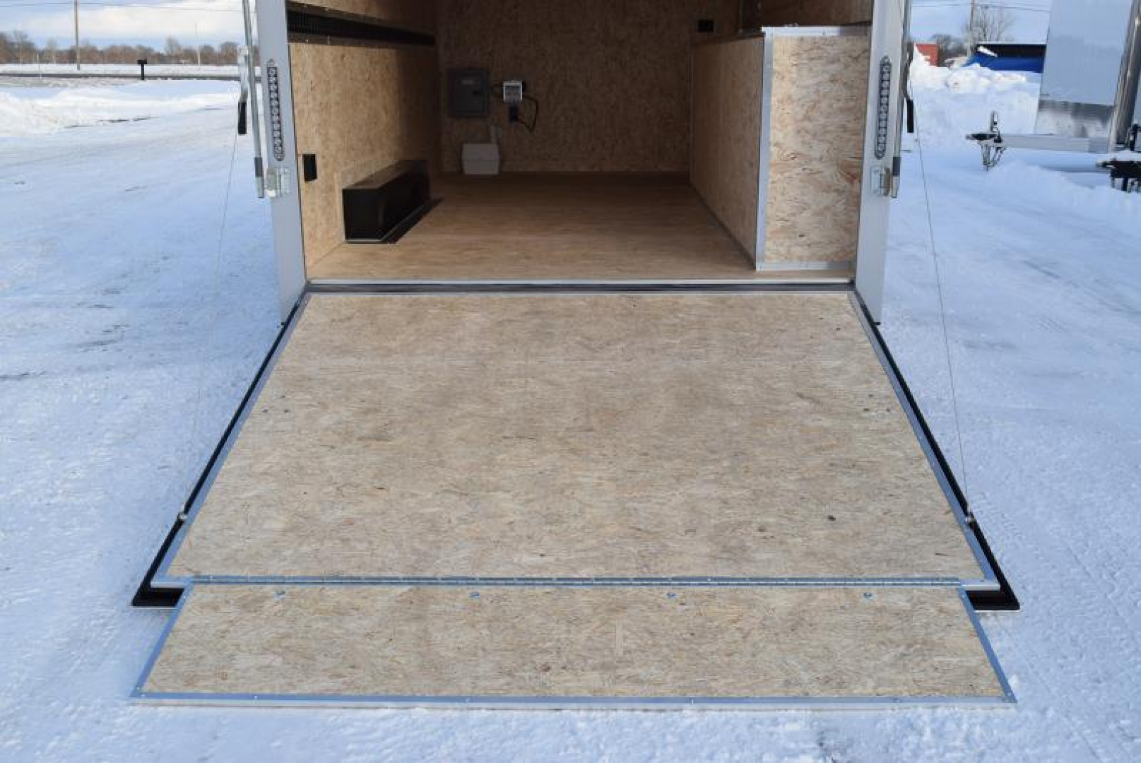 New BRAVO STAR 8.5x16 PRO SERIES CONTRACTOR TRAILER w/ REAR RAMP DOOR