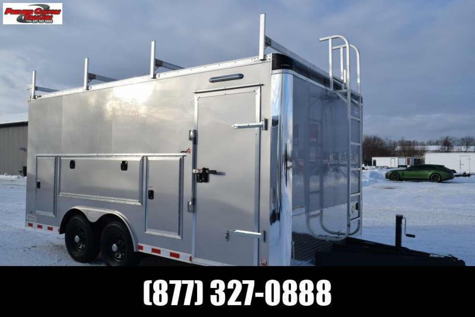 New BRAVO STAR 8.5x16 PRO SERIES CONTRACTOR TRAILER w/ REAR RAMP DOOR