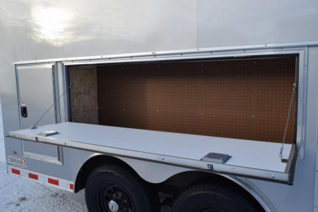 New BRAVO STAR 8.5x16 PRO SERIES CONTRACTOR TRAILER w/ REAR RAMP DOOR