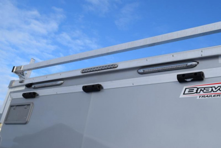 New BRAVO STAR 8.5x16 PRO SERIES CONTRACTOR TRAILER w/ REAR RAMP DOOR