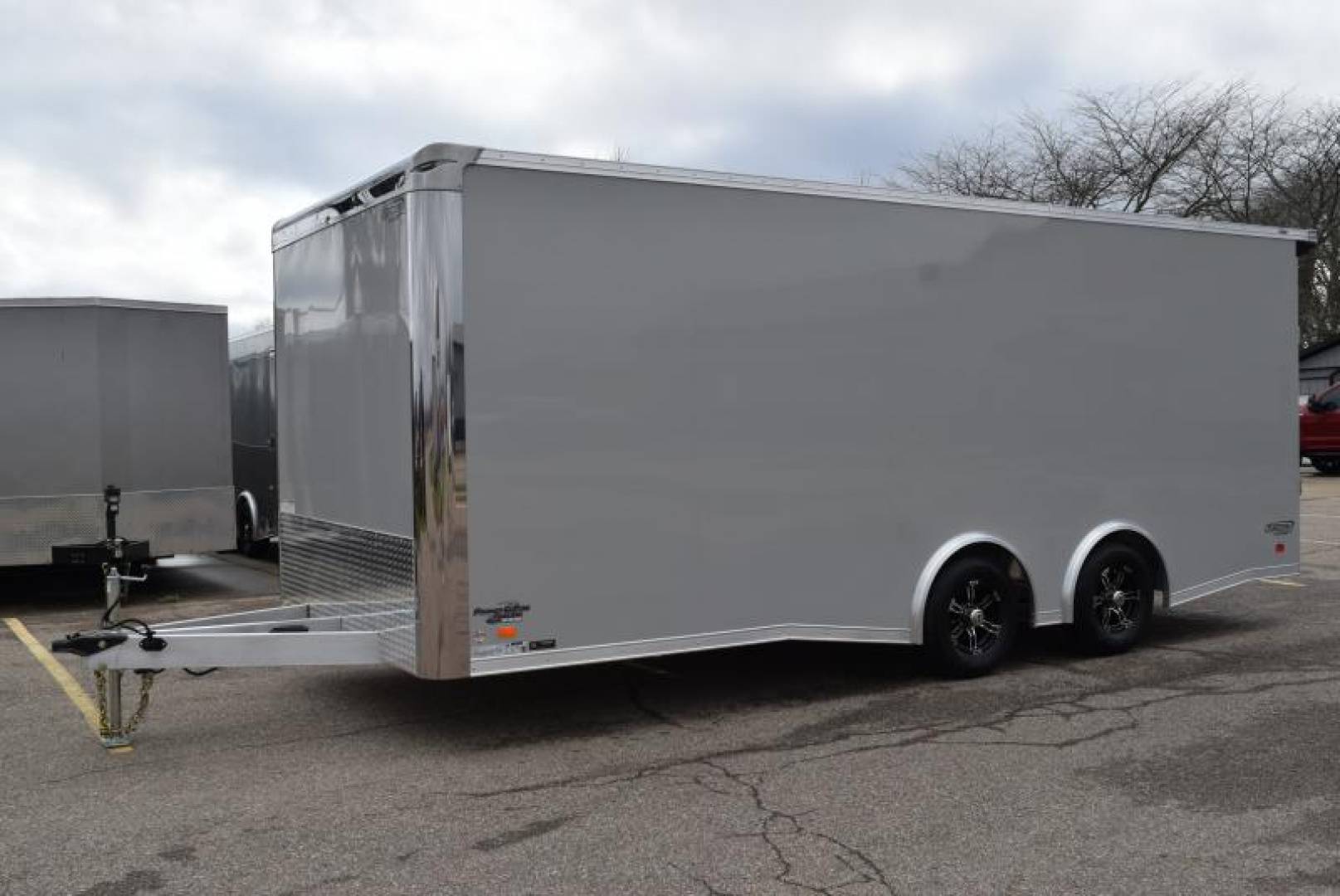 New BRAVO SILVER STAR 8.5x20' ALUMINUM ENCLOSED CAR HAULER w/ 5200lb AXLES