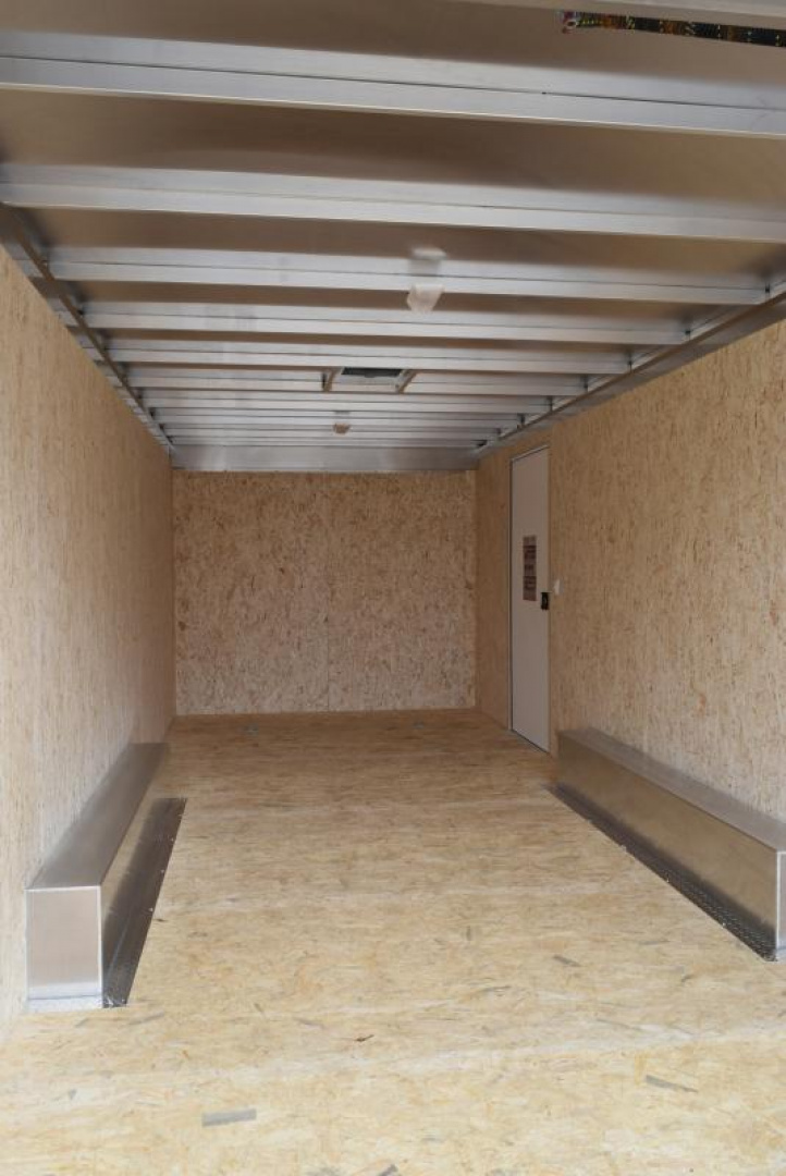 New BRAVO SILVER STAR 8.5x20' ALUMINUM ENCLOSED CAR HAULER w/ 5200lb AXLES