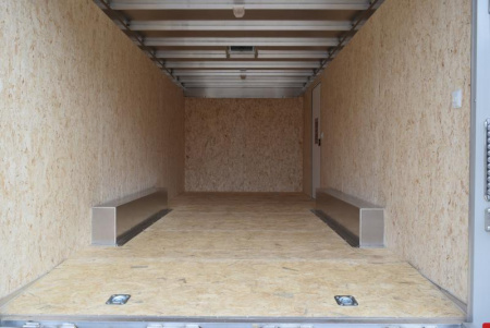 New BRAVO SILVER STAR 8.5x20' ALUMINUM ENCLOSED CAR HAULER w/ 5200lb AXLES