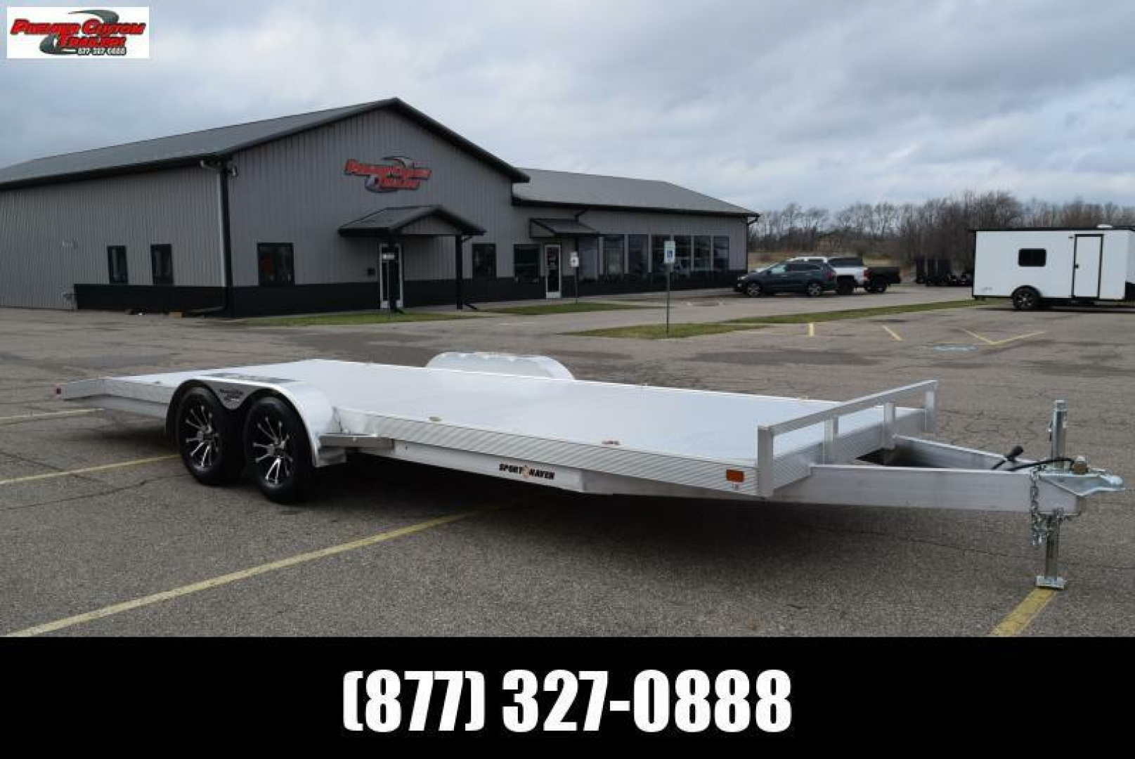 New SPORT HAVEN 22' PREMIUM SERIES ALUMINUM OPEN CAR HAULER - 7K GVWR