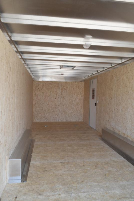 New BRAVO SILVER STAR 8.5x22' ALUMINUM ENCLOSED CAR HAULER w/ 5200lb AXLES