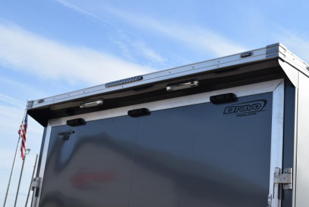 New BRAVO SILVER STAR 8.5x22' ALUMINUM ENCLOSED CAR HAULER w/ 5200lb AXLES