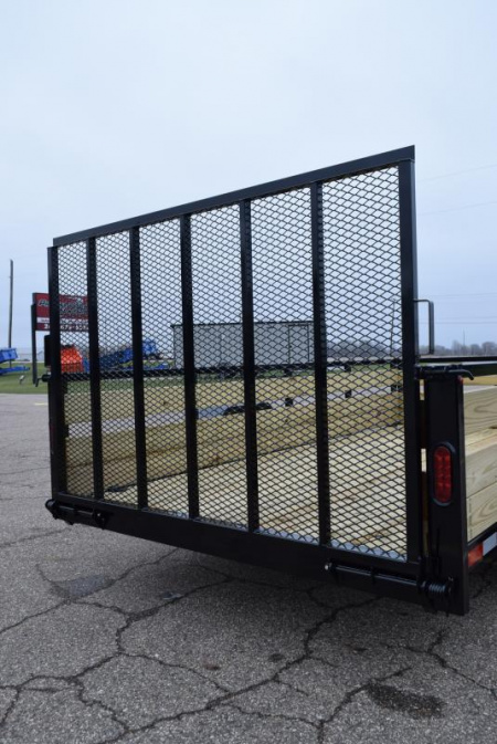 New BND 6x12 UTILITY TRAILER w/ 3-BOARD SIDES