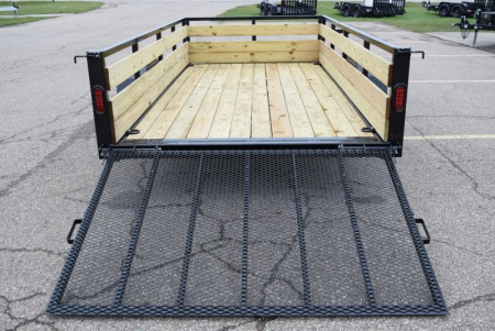 New BND 6x12 UTILITY TRAILER w/ 3-BOARD SIDES