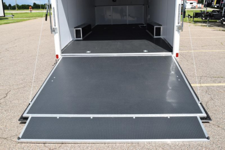 New BRAVO 8.5x24 SCOUT PERFORMANCE ENCLOSED RACE TRAILER