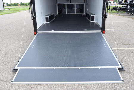 New BRAVO 8.5x24 SCOUT PERFORMANCE ENCLOSED RACE TRAILER *MIDNIGHT EDITION*