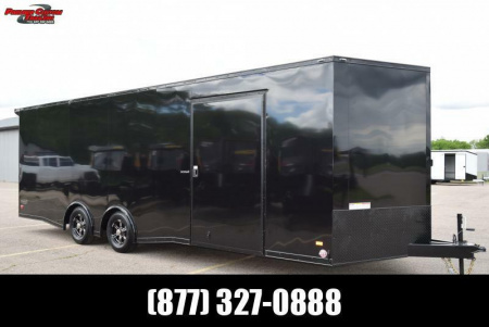 New BRAVO 8.5x24 SCOUT PERFORMANCE ENCLOSED RACE TRAILER *MIDNIGHT EDITION*