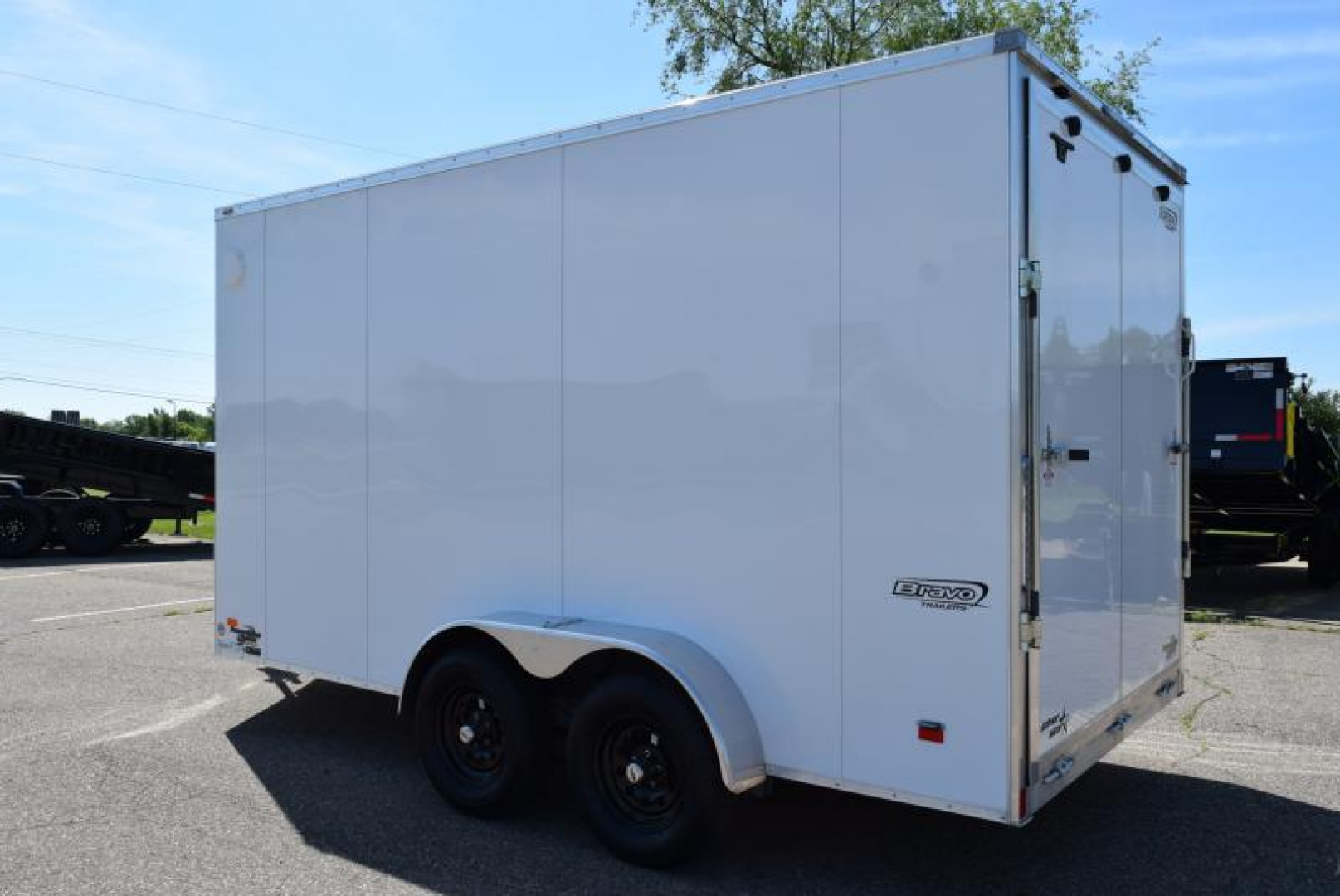 New BRAVO 7x14 SILVER STAR ALUMINUM CARGO TRAILER