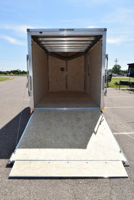 New BRAVO 7x14 SILVER STAR ALUMINUM CARGO TRAILER