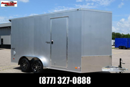 New BRAVO 7.5x14 SILVER STAR ALUMINUM CARGO TRAILER