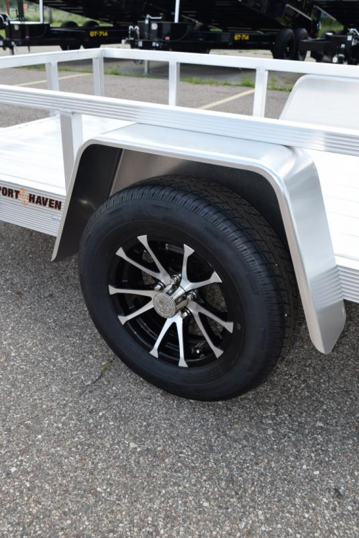 New SPORT HAVEN 5x8 DELUXE SERIES UTILITY TRAILER w/ BI-FOLD RAMP GATE