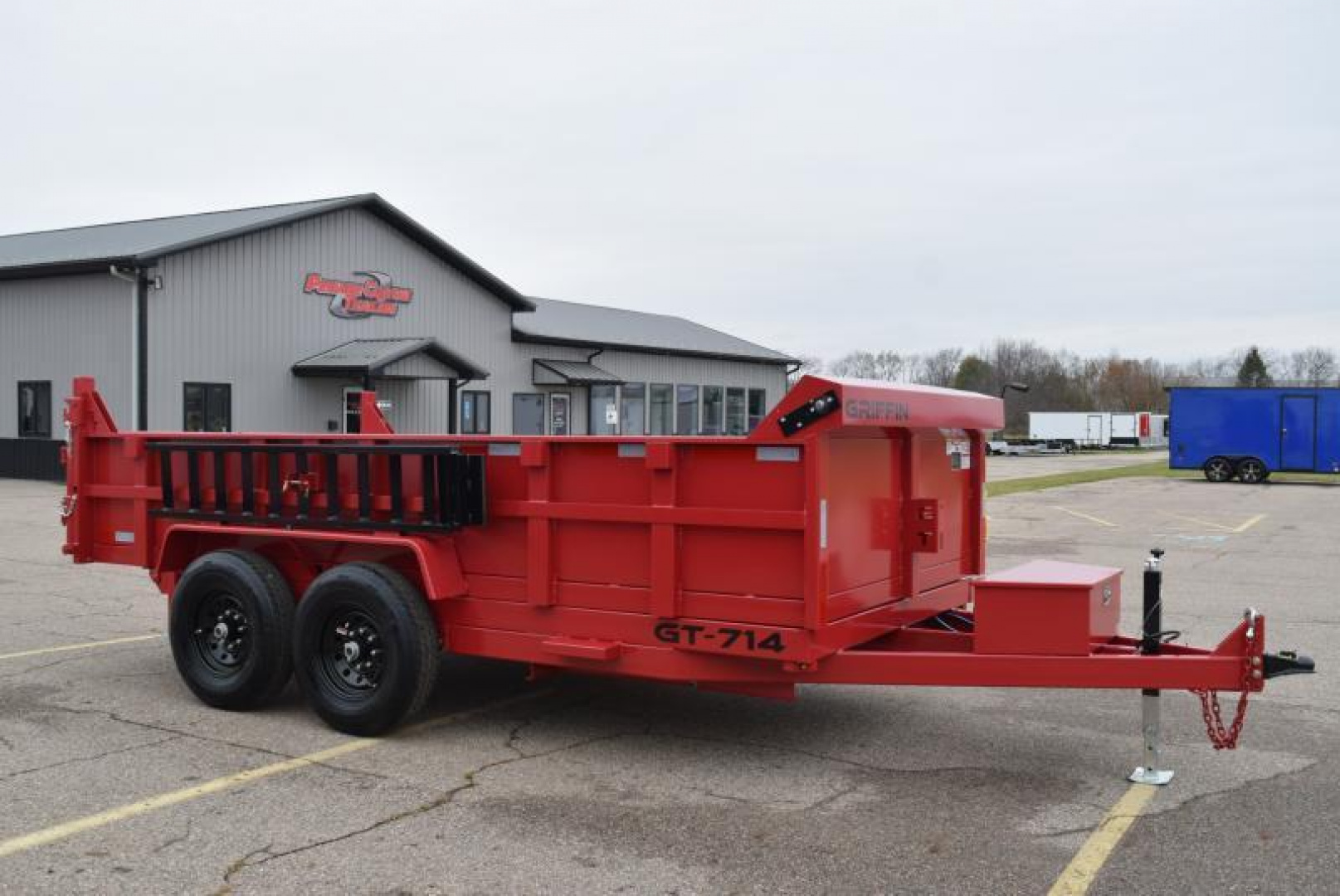 New GRIFFIN 7 x 14 14K LOW PRO DUMP TRAILER