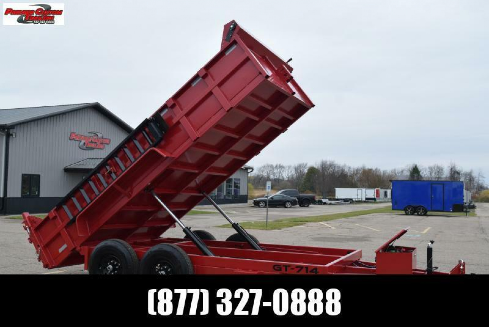 New GRIFFIN 7 x 14 14K LOW PRO DUMP TRAILER