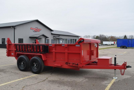 New GRIFFIN 7 x 14 14K LOW PRO DUMP TRAILER