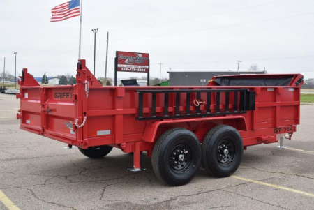 New GRIFFIN 7 x 14 14K LOW PRO DUMP TRAILER