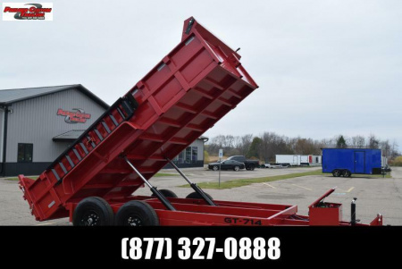New GRIFFIN 7 x 14 14K LOW PRO DUMP TRAILER
