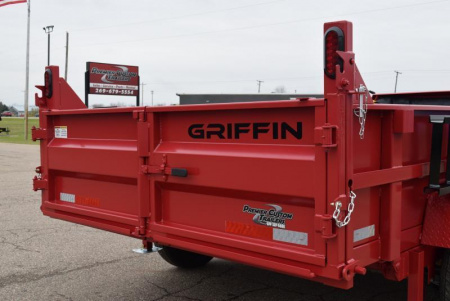 New GRIFFIN 7 x 14 14K LOW PRO DUMP TRAILER