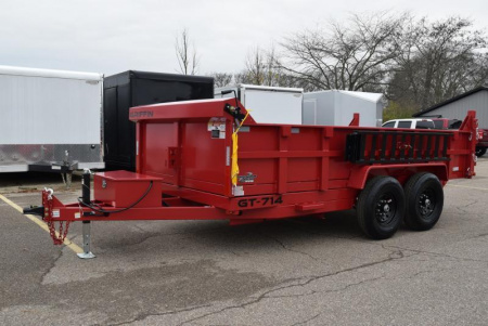 New GRIFFIN 7 x 14 14K LOW PRO DUMP TRAILER