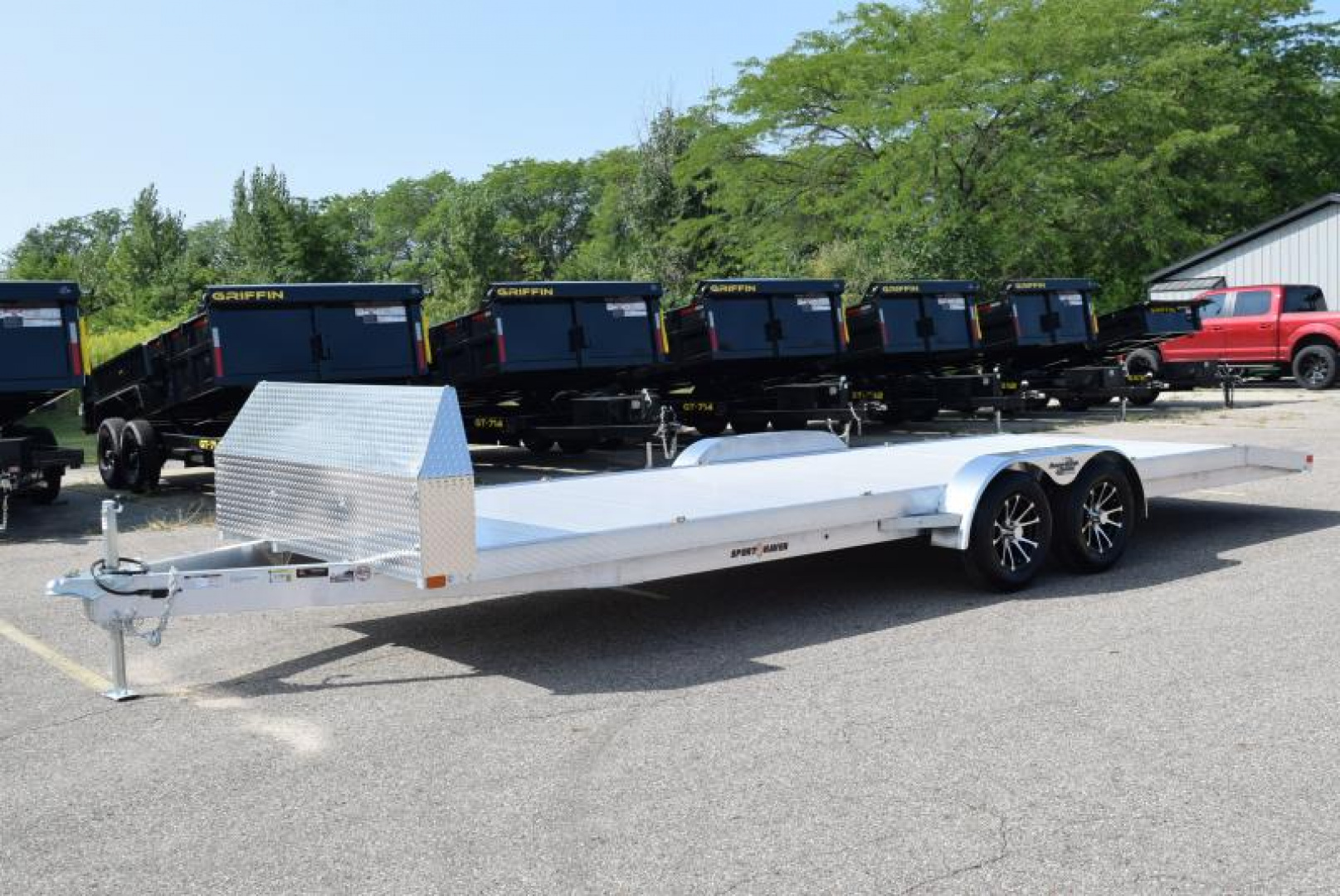 New SPORT HAVEN 24' PREMIUM SERIES ALUMINUM OPEN CAR HAULER - 7K GVWR