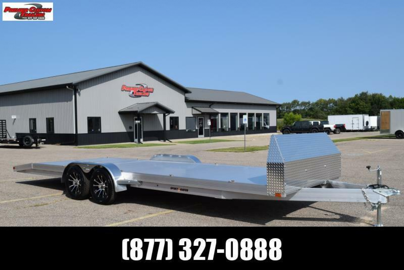 New SPORT HAVEN 24' PREMIUM SERIES ALUMINUM OPEN CAR HAULER - 7K GVWR