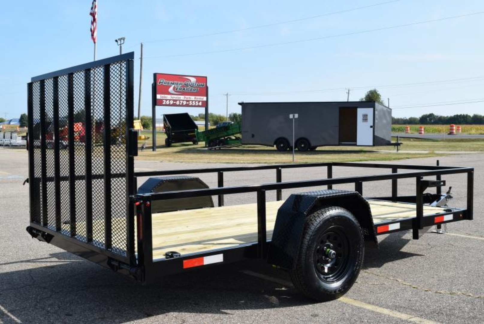 New BND 6x12 TUBE FRAME UTILITY TRAILER