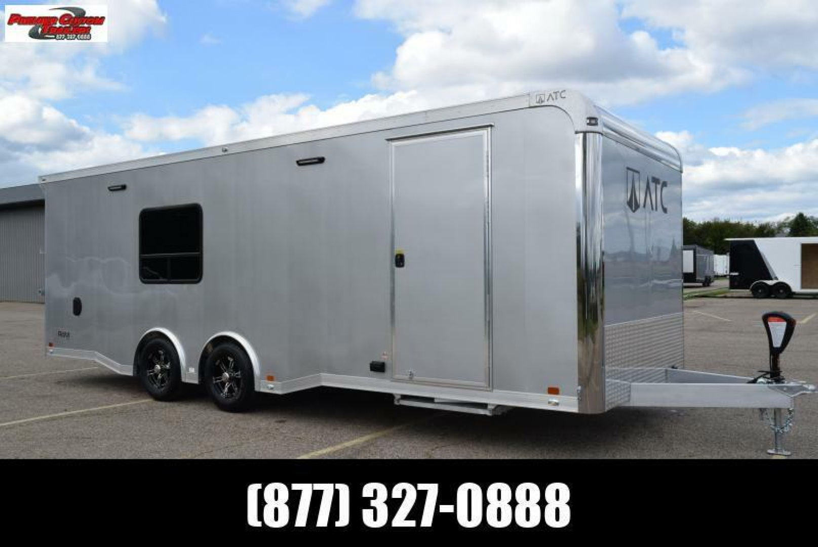 New ATC 8.5x24' ROM 450 CAR HAULER *PLUS PACKAGE* w/ PREMIUM ESCAPE DOOR