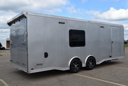 New ATC 8.5x24' ROM 450 CAR HAULER *PLUS PACKAGE* w/ PREMIUM ESCAPE DOOR