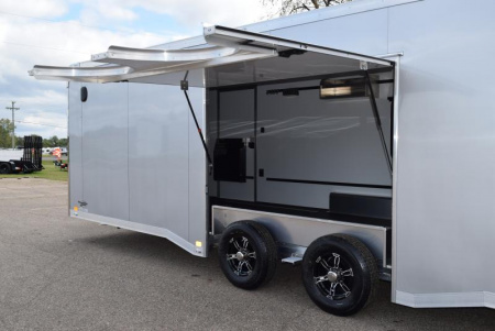 New ATC 8.5x24' ROM 450 CAR HAULER *PLUS PACKAGE* w/ PREMIUM ESCAPE DOOR