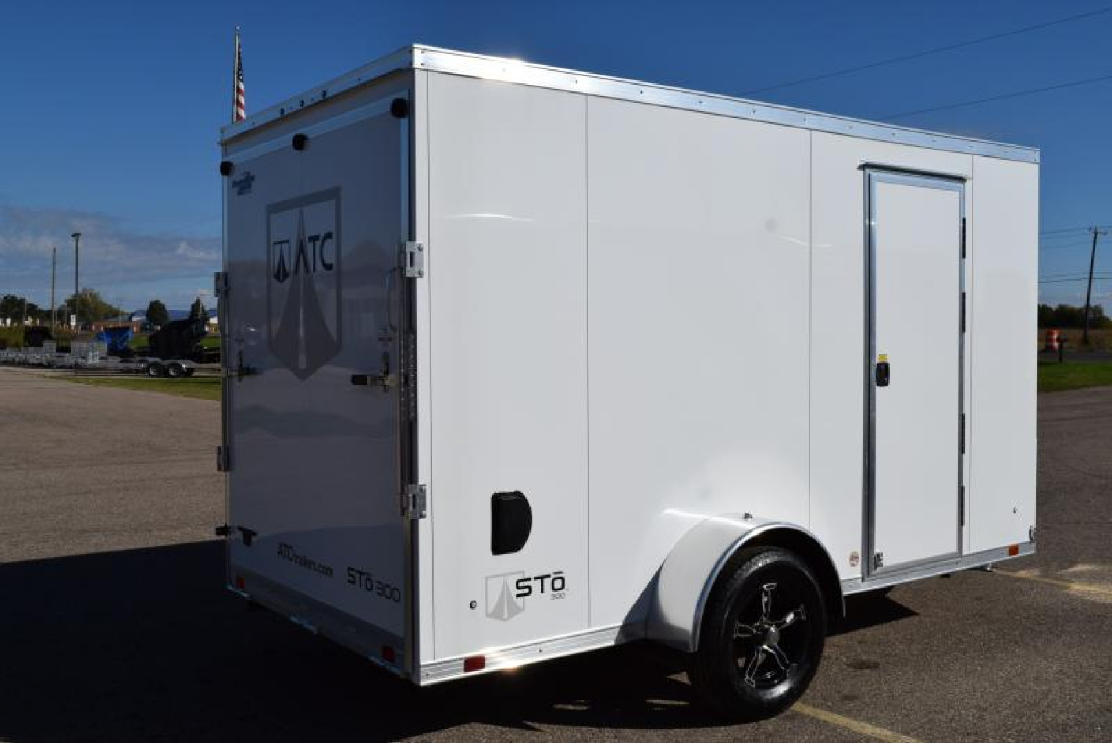 New ATC 6x12 STO 300 ALUMINUM CARGO TRAILER