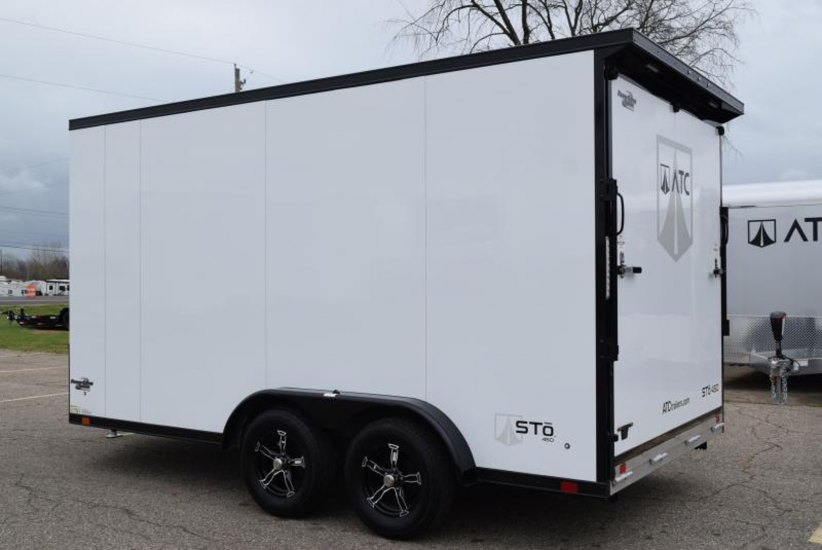 New ATC 7.5x14 STO 450 ALUMINUM CARGO TRAILER w/ PREMIER OFF-ROAD MOTORCYCLE PACKAGE