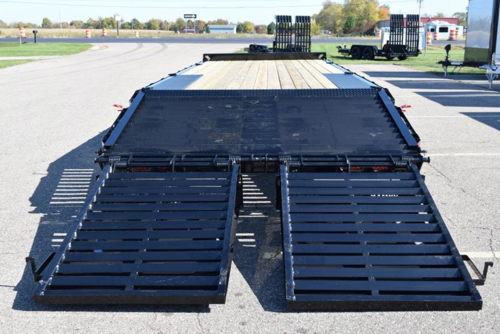 New BND 20'+5' DECKOVER 16K HEAVY DUTY EQUIPMENT TRAILER