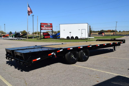 New BND 20'+5' DECKOVER 16K HEAVY DUTY EQUIPMENT TRAILER