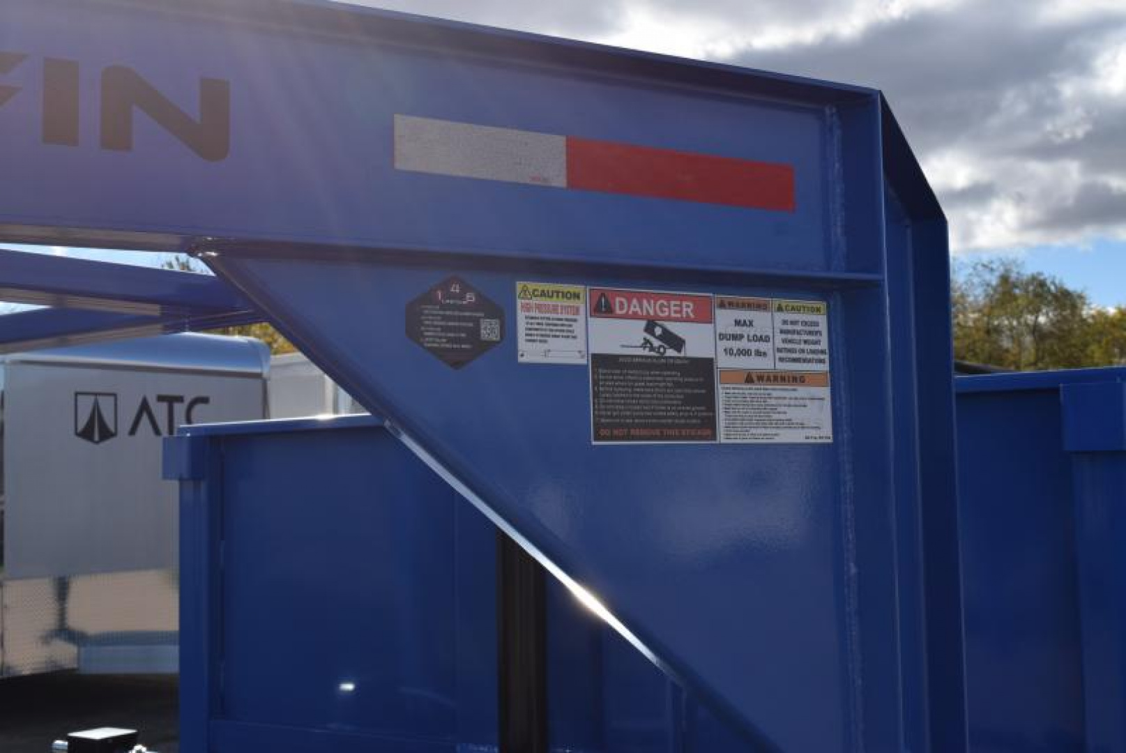 New GRIFFIN 7x16 GOOSENECK DUMP TRAILER w/ TELESCOPING CYLINDER