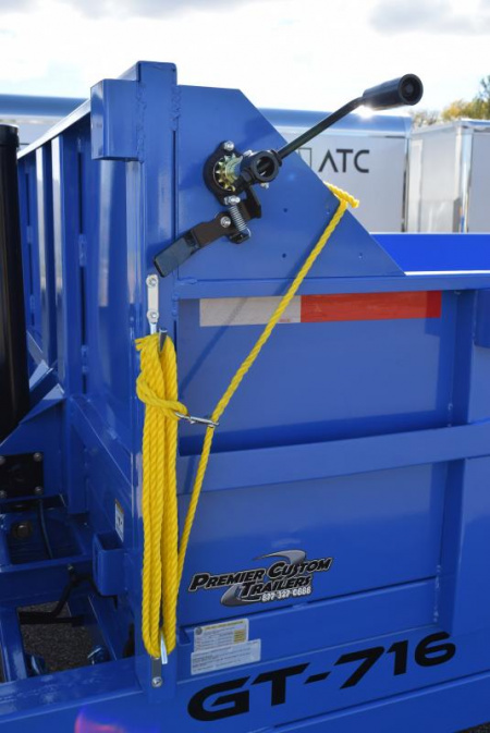 New GRIFFIN 7x16 GOOSENECK DUMP TRAILER w/ TELESCOPING CYLINDER