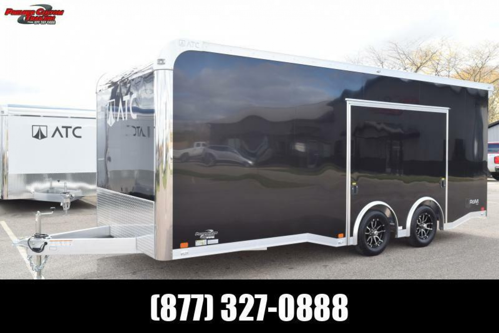 New ATC 8.5x20' ROM 400 CAR HAULER w/ PREMIUM ESCAPE DOOR