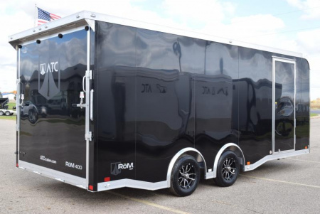New ATC 8.5x20' ROM 400 CAR HAULER w/ PREMIUM ESCAPE DOOR
