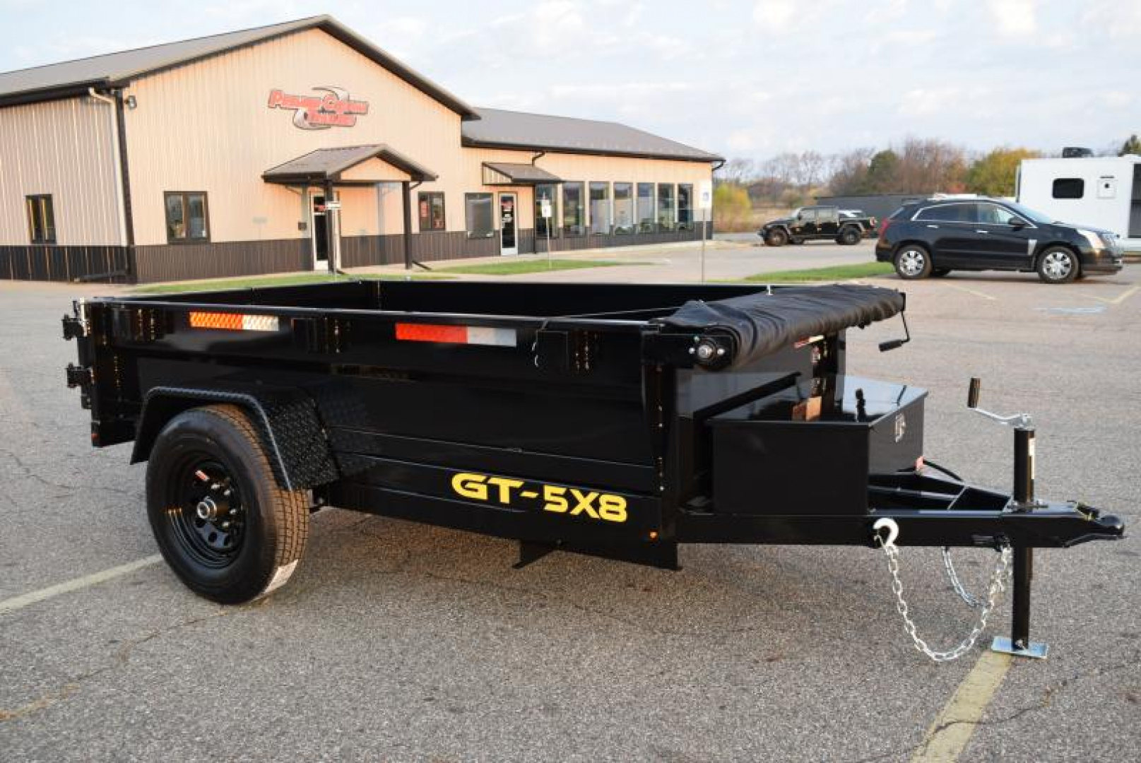 New GRIFFIN 5 X 8 LOW PRO DUMP TRAILER