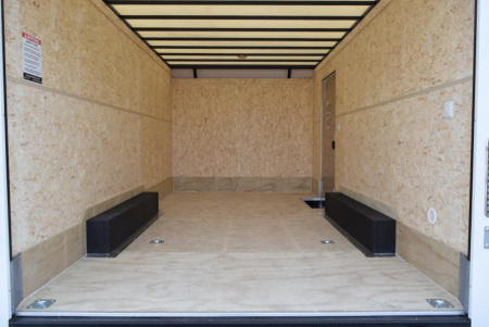 New BRAVO STAR 8.5x16 GREENPRO ENCLOSED LANDSCAPE CARGO TRAILER w/ POLYCOR EXTERIOR