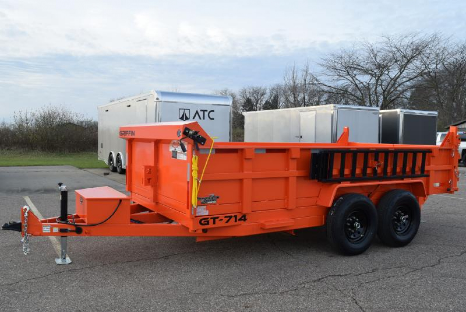 New GRIFFIN 7 x 14 14K LOW PRO DUMP TRAILER