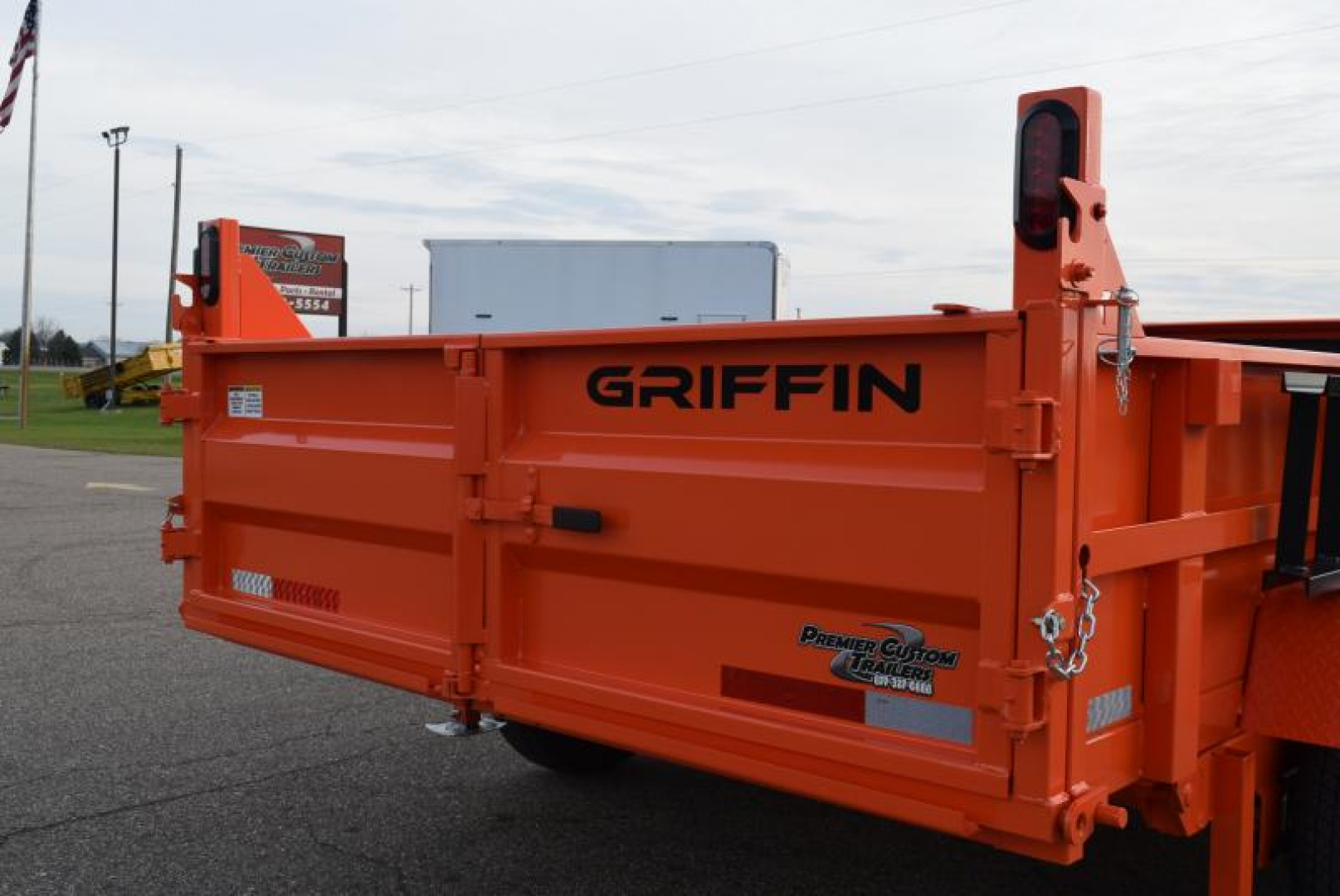 New GRIFFIN 7 x 14 14K LOW PRO DUMP TRAILER