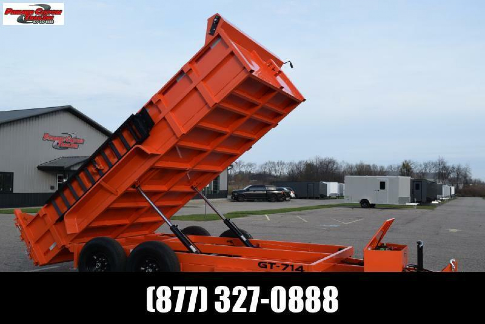 New GRIFFIN 7 x 14 14K LOW PRO DUMP TRAILER